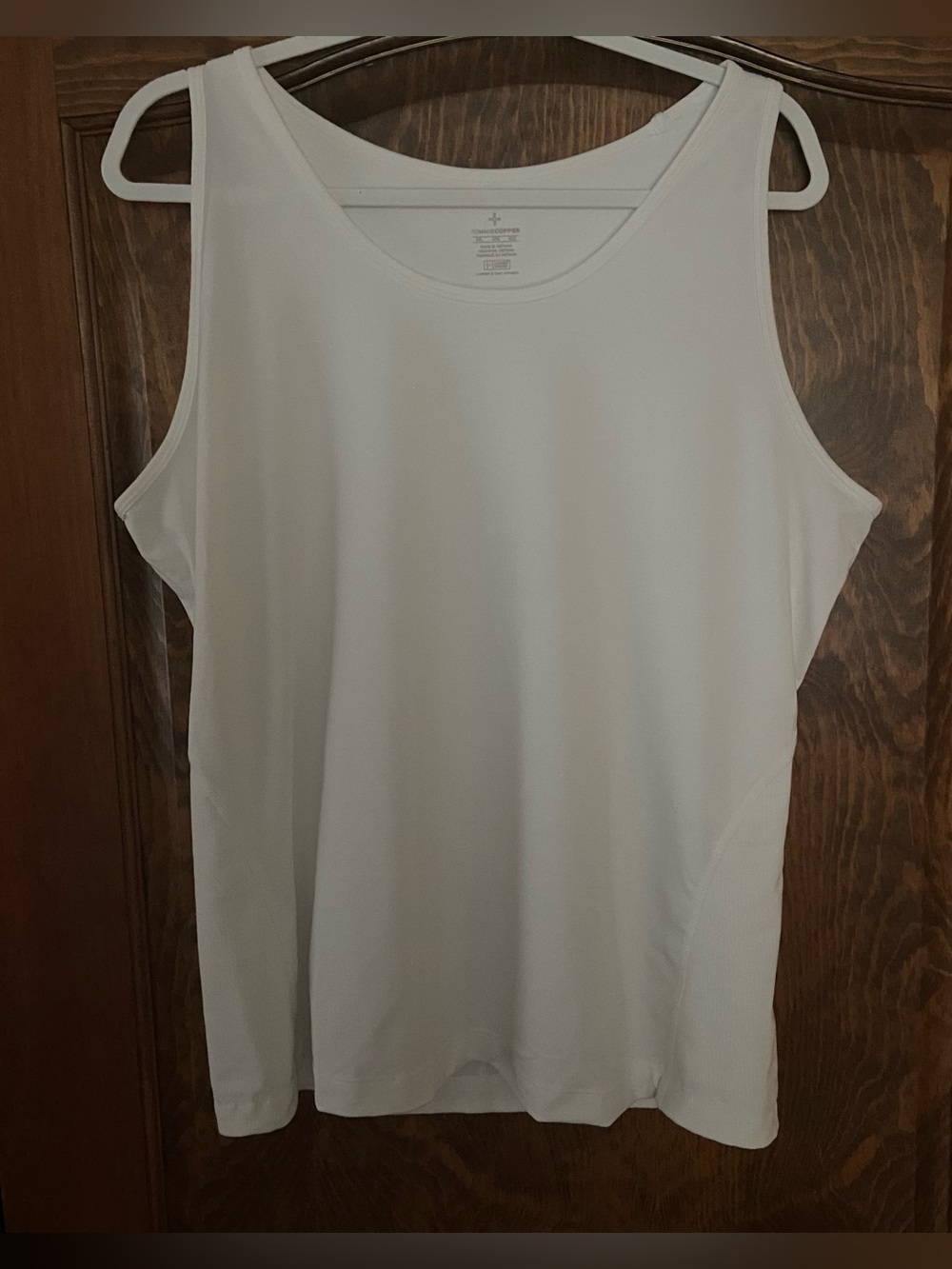 Tommie Copper Women White Lower Back Support Compression Tank 4XL NEW W/O Tags